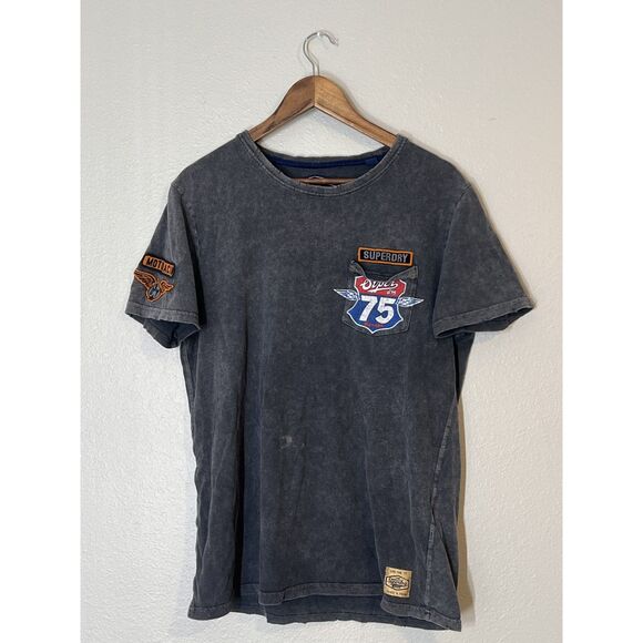 Superdry Other - Superdry 100% Cotton 'Motoracing' Graphic Tee/ Size L oversized, streetwear